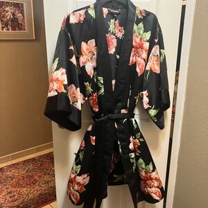 Floral Kimono Robe INC size L